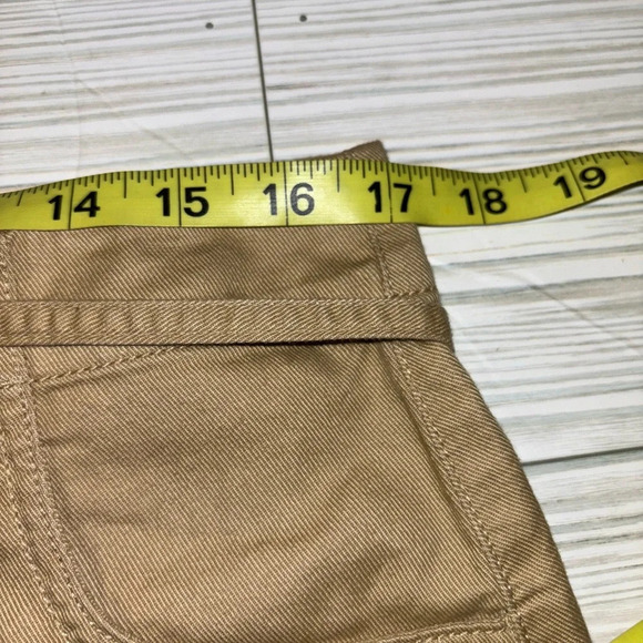 Loft Khaki Twill Tie Waist Pocket Skirt - Picture 4 of 7
